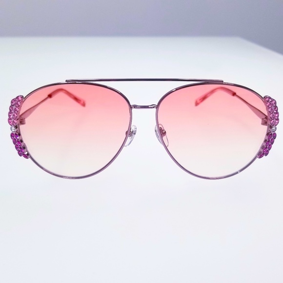 aviator sunglasses with crystals